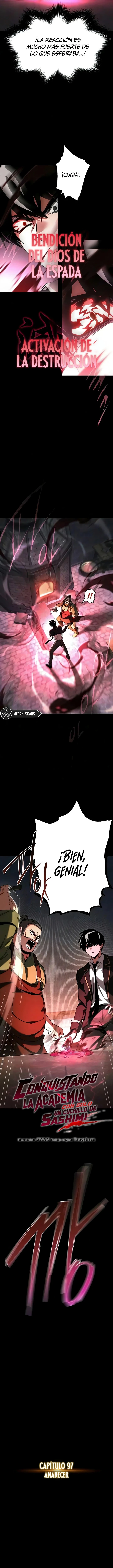 Conquistando la Academia con solo un Cuchillo de Sashimi Capítulo 97 - Página 3 en español